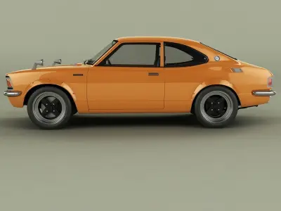 Toyota Corolla Coupe TE27 3D model