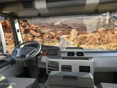 Energya E9 Truck Hybrid Mixer Rigged 3D model