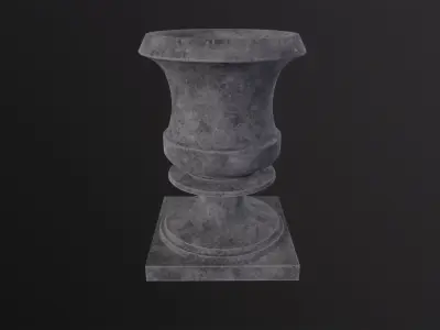 Flower Pot 3D Model Low-poly 3D model