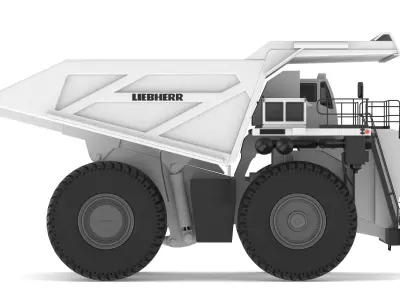 Liebherr T284 Mining Truck T 284 3D model