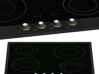 Smeg Cortina Black 3D model