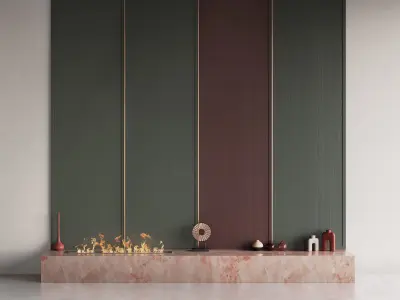 Biofireplaces in different styles 3D Model Collection