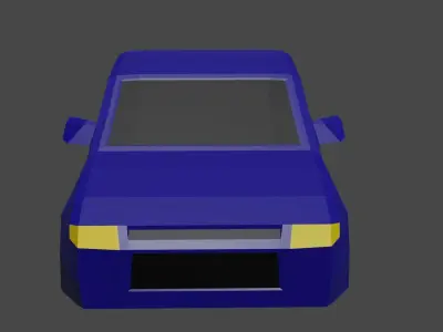 car low-poly game ready Low-poly 3D model