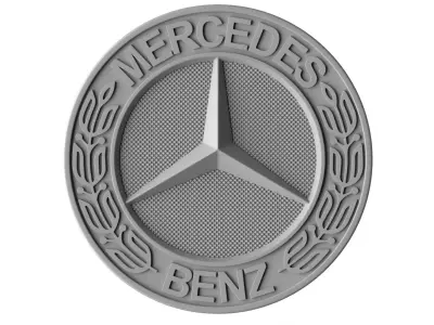 Mercedes logo 06 3D print model