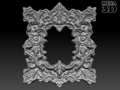 Bas relief Frame 240506 01 3D print model
