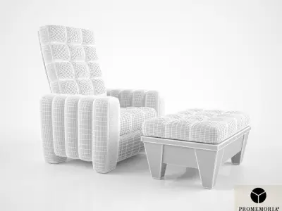 Promemoria Reclining armchair 3D model