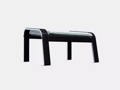 POANG Footstool 31 Low-poly 3D model