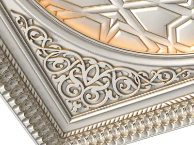 Arabic  Oriental  Classic Ceiling 3D model