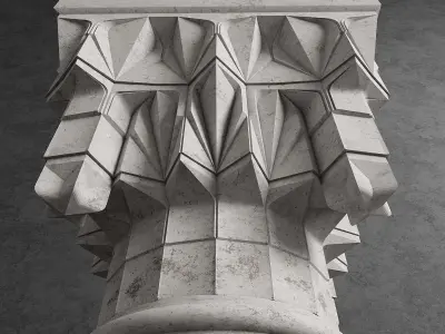 Ottoman column 3D model