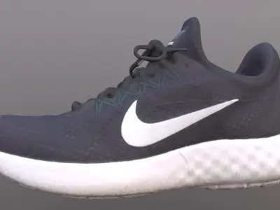 NIKE SKELUX RUNNING SHOES PBR Low-poly 3D model