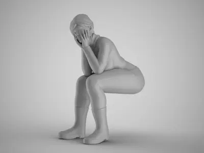 Fisher Girl 3D print model