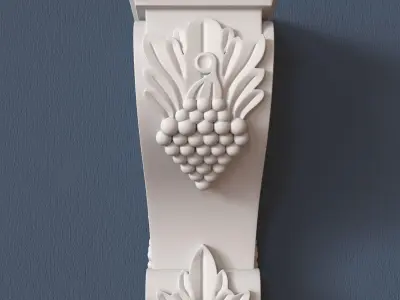 Decorative Corbel 3D model 9