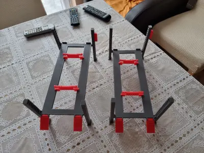 4 Post adjustable lift 1 18 scale 3D print model