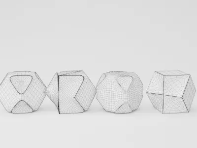 house decoration items Cube Free 3D model