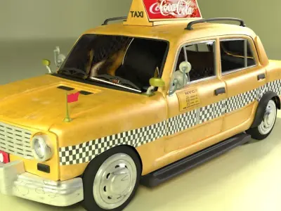 yellow-Taxi  3D model