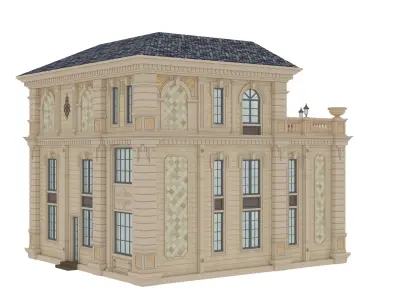 architecture luxury villa  3D model