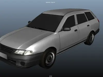 car Lowpolygon Low-poly 3D model