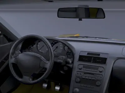 Sports Car Acura 1997  3D model