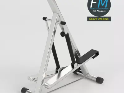 Gym equipment stepper glute machine 3D model