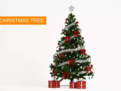 Christmas Pine Tree 3D model