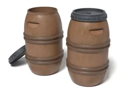 Cargo Storage Barrel 1-6 scale Hottoys  Free 3D print model