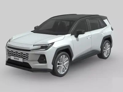 Toyota RAV4 2026 Low-poly 3D model