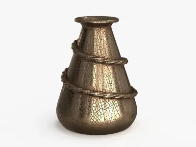 Metal Vase v2 Low-poly 3D model
