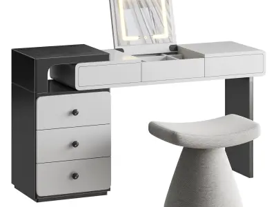  Ensemble de meuble lavabo escamotable 3D model