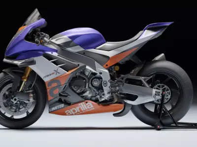 Aprilia RSV4 XTrenta 2022 Low-poly 3D model