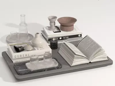 Modern Decoration Model 01 3D model