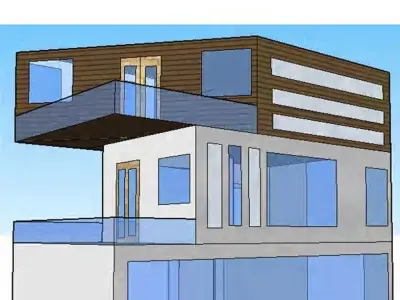 Big villa 3D model