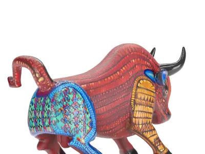 Alebrije bull 02 3D model