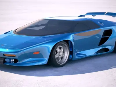 Vector Avtech WX3 1993 3D model