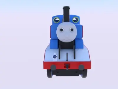  Thomas Train Locomotive 3D model