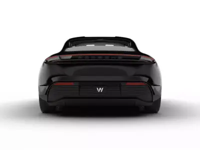 Porsche Taycan 4 Black Edition 2026 3d model 3D model