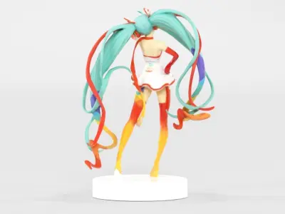 Banpresto Hatsune Miku Racing Ver Racing Miku 3D print model