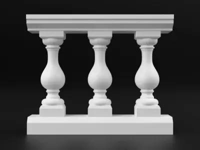 Baluster-Oxford 3D model