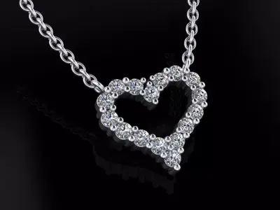 Tiffany Heart  3D print model