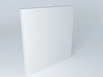 White wall Free 3D model