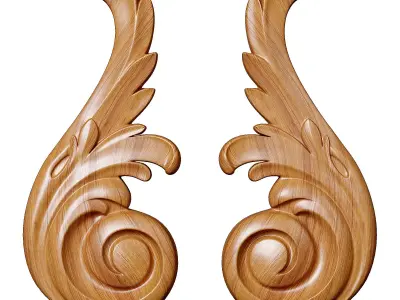 Molding Decor  Low-poly 3D model