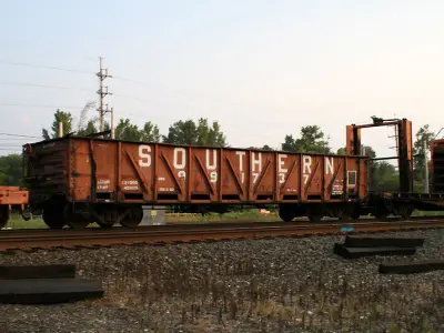 HO Mt Vernon Car Manufacturing 41 6 All Steel Modified Gondola 3D print model