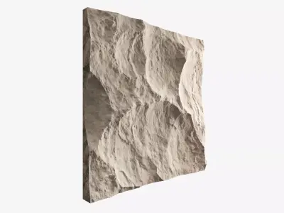 13-RockPanel stone wall 3D model