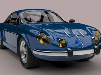 ALPINE A 110 --- 1962 - 1977 3D model