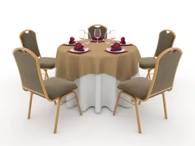 Collection Banquet Table and Chair 04