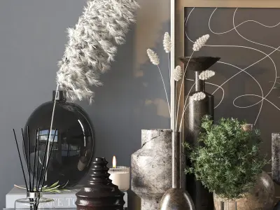 Decorative set 010 3D model