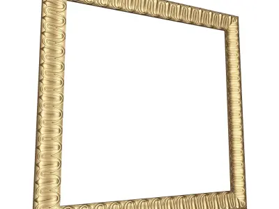 Classic Frame 029 Low-poly 3D model