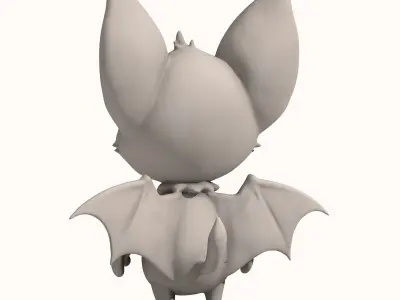 Adorable Halloween Bat 3D print model