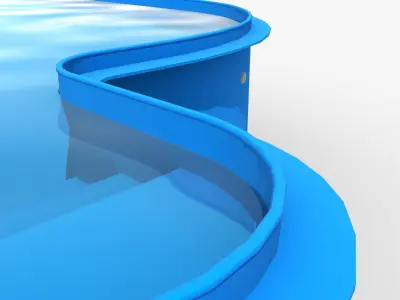Laguna swimming pool 3D model