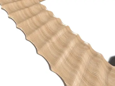 Frame-036 wooden frame 3D model