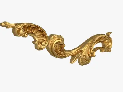 Classic decor ornament 253 3D model